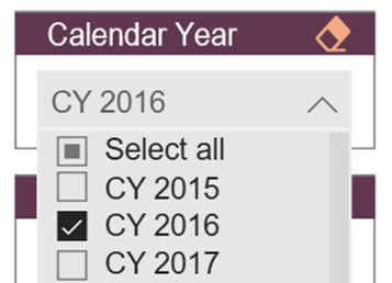 Calendar year